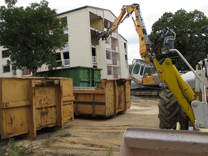 Déconstruction Chateau Gontier Beaulieu Mayenne Habitat 2017 - 01